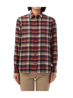 ショートカラーチェックシャツ