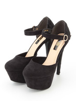 ハイヒールセパレートスエードパンプス