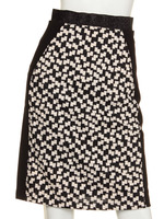 幾何学柄タイトスカート