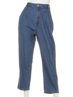 【mystic】タックデニムパンツ 