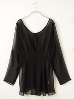 ボスフェイスシフォンチュニック