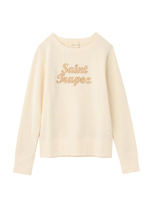 ワッペン使いスウェットカットソー