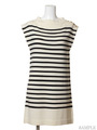 [Salon de Balcony]BORDER KNIT ONE PIECE