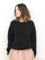 【Omekashi】モヘアクルーニット