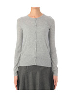 クルーネックニットカーディガン