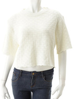 【ECURY】ショートニットトップス