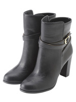 ベルテッドヒールブーツ