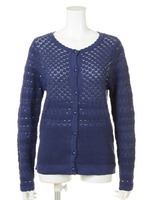 レース編みカーディガン