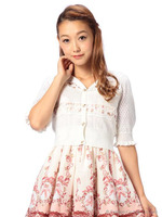 【LIZLISA】☆WEBLIMITED☆リボンボタンカーディガン