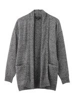 シルク混トッパーカーディガン