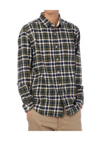 チェックヘリンボンネルシャツ