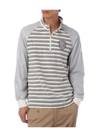 ボーダー切り替えラグランカットソー