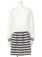 裏毛プルオーバー+ワンピースセット