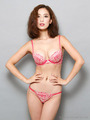 NUDE　FLOWERブラショーツセット　for　GLAMOUR