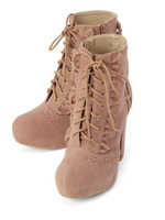 【LIZLISA】パンチングショートブーツ