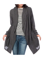 ジャカードボーダートッパーカーディガン