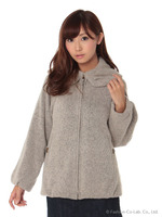 スライバーニットブルゾン