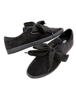 ボア入りリボンスニーカー