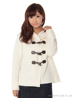 ダッフルニットカーディガン