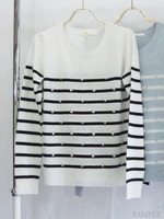 ボーダービジューニットTOPS