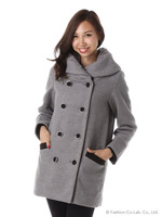 ショールカラーバイカラーコクーン／CT