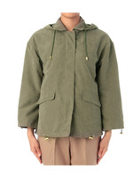 ピーチスキンフード付ジャケット