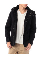 ヘリンボン2WAYジップブルゾン