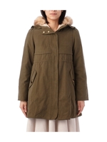 起毛ライナー付ファーモッズコート