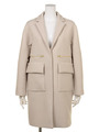 【GREED】Cashmere　Double　Melton　Harf　Coat