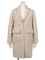 【GREED】Cashmere　Double　Melton　Harf　Coat