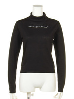 刺繍タートルネック