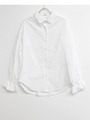 袖シャーリングシャツ