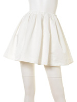 タフタギャザーミニスカート