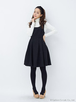 L90BACKリボンツィード／ジャンスカ