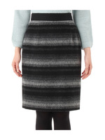 アンシャギーボーダーニットタイトスカート