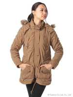 ミリタリーギャザーコート