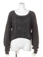 2WAYブリーチケーブルニット