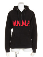 WNMH フリース ハーフジップパーカー レディース