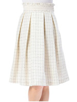 【LIZLISA】四角プリーツスカート