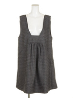 【Omekashi】ラメ混チェックジャンスカ