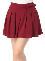 フロントリボンフンワリキュロット