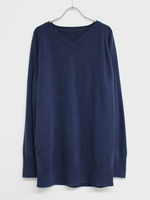 ベーシックVネックニットワンピース