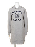 裏毛パーカーワンピース