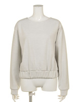 BULKYギャザートレーナー