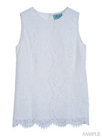 レースノースリーブBL