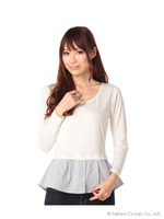 レイヤード風インナーTシャツ