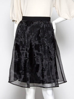 オーガンジータックスカート