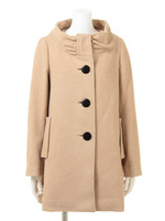 スタンド衿コート