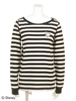 【X-girl Disney Collection】SYMBOL BORDER L/S TOP
