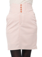 ギンガムチェックペンシルスカート